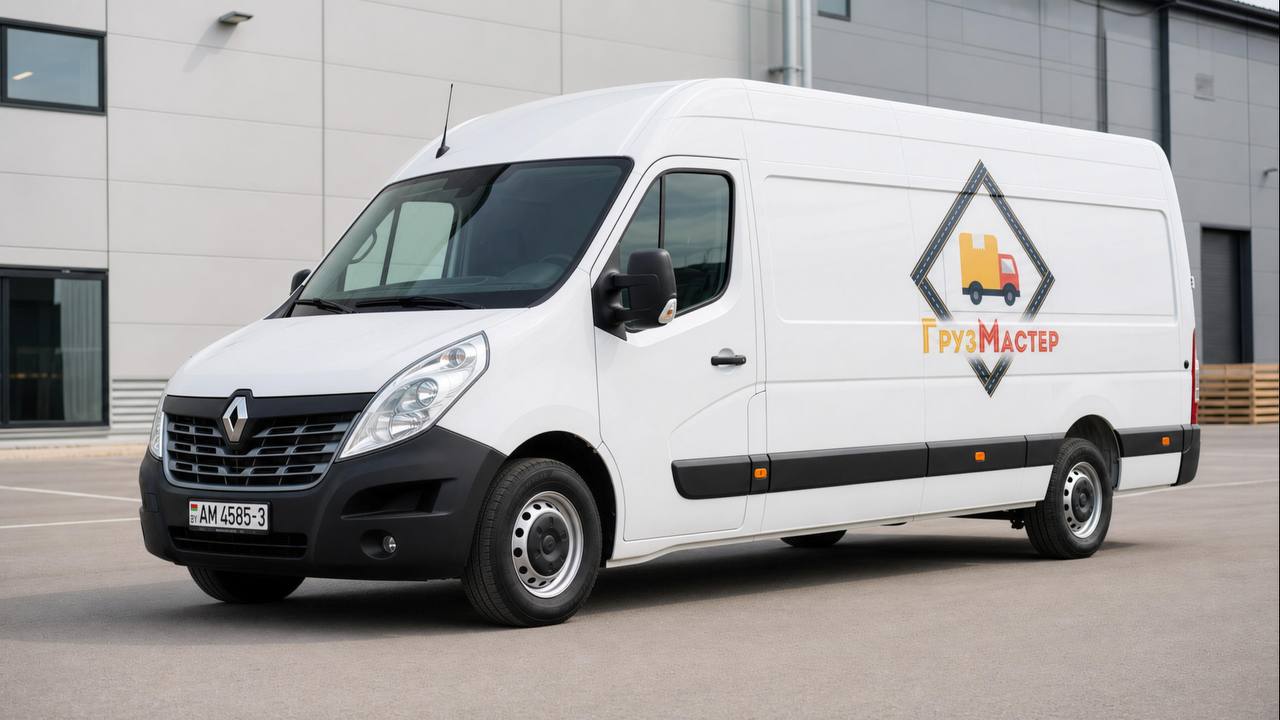 Микроавтобус 2 тонны Renault Master компании Грузмастер в Гомеле